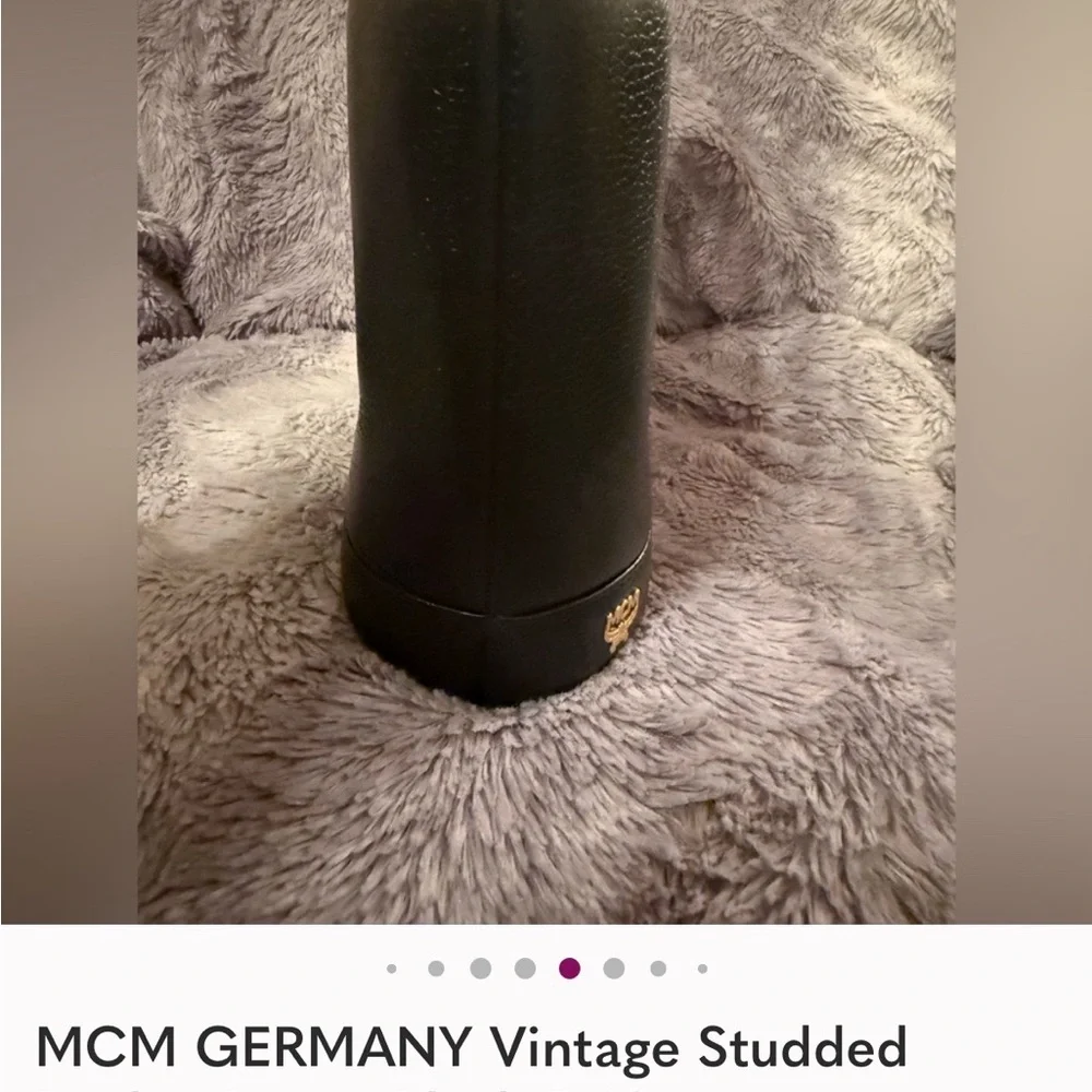 MCM Black Tote with Gold Detailing -Pristine Condition - Picture 12 of 16